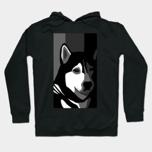 Siberian Husky Dog 162 Hoodie